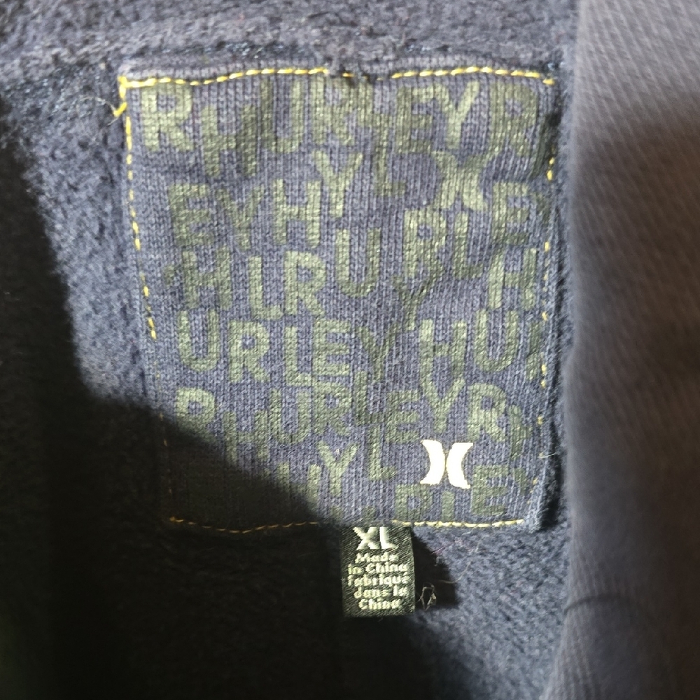 Hurley Navy Utility Jacket With Button Accents - image 2